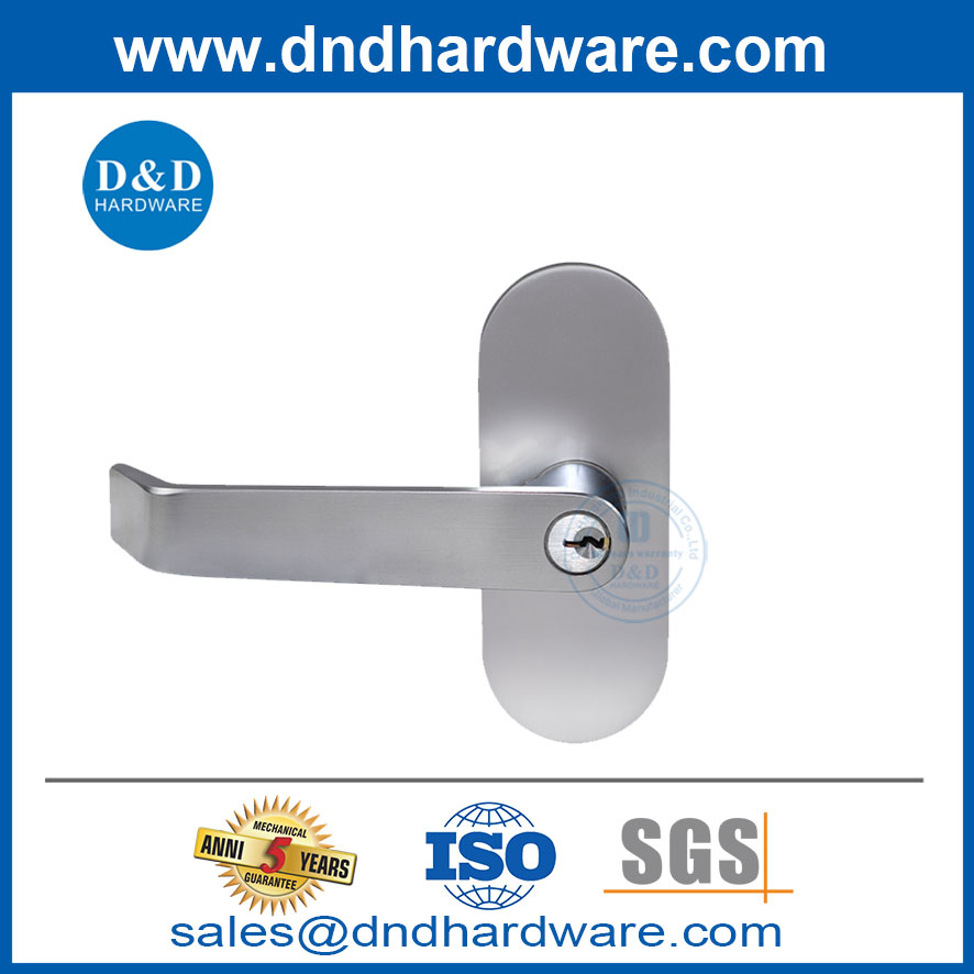 Trim de levier en acier inoxydable en alliage en alliage en alliage pour le feu ou porte en bois-DDPD042
