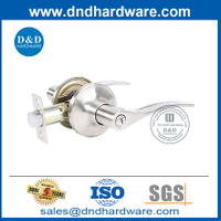 Serrure tubulaire de nickel en alliage en alliage zinc pour la porte de la salle de bain-ddlk016