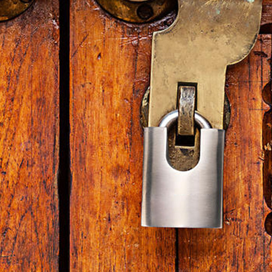 Types de cadenas de quincaillerie Préparers Horlocs en acier inoxydable American verrouillage de verrouillage-ddpl006