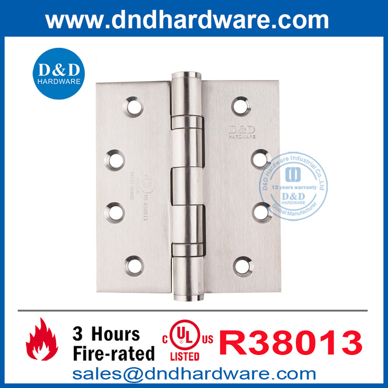 UL Listé de 4 pouces à double billes Double Ball Hinge DDDSSS001-FR-4X3.5X3.0