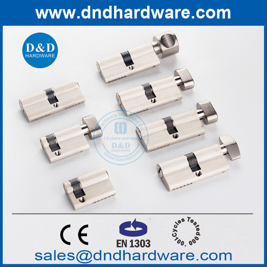 Sécurité 2 pièces Clé de porte ovale BACLE CYLINDIN