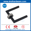 BS EN1906 en acier inoxydable extérieur Matte Black Door Levers-DDTH003