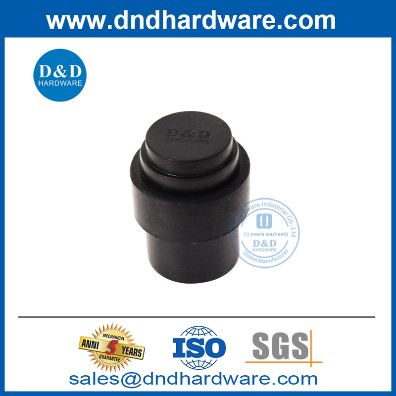 Black en acier inoxydable au sol monté sur le plancher d'entrée stopper-ddds009