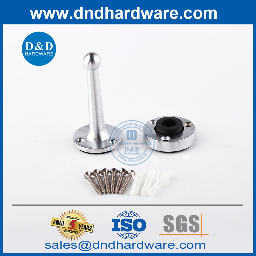 Satin contemporain chrome zinc alliage high-porte stopper-ddds021
