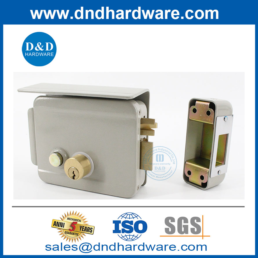 Smart Gate Lock Electronic Magnetic Electric Door Rim Lock-Ddrl045