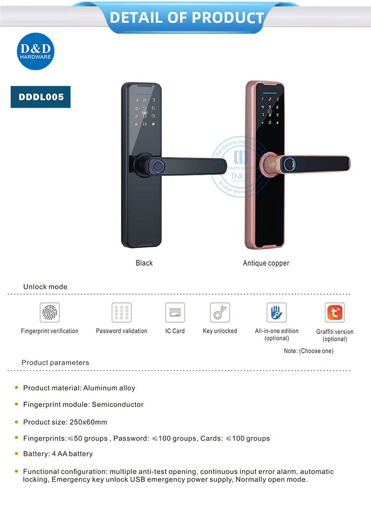 Verrouillage de porte électronique 