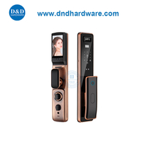Empreinte électronique numérique à distance verrouillage de porte intelligente avec appareil photo-ddel011