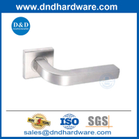 Acier inoxydable en satin SS304 Bureau commercial Home Door Lever Handle-DDTH044