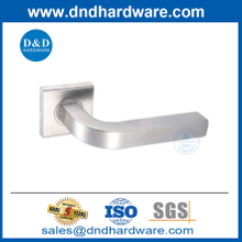 Acier inoxydable en satin SS304 Bureau commercial Home Door Lever Handle-DDTH044