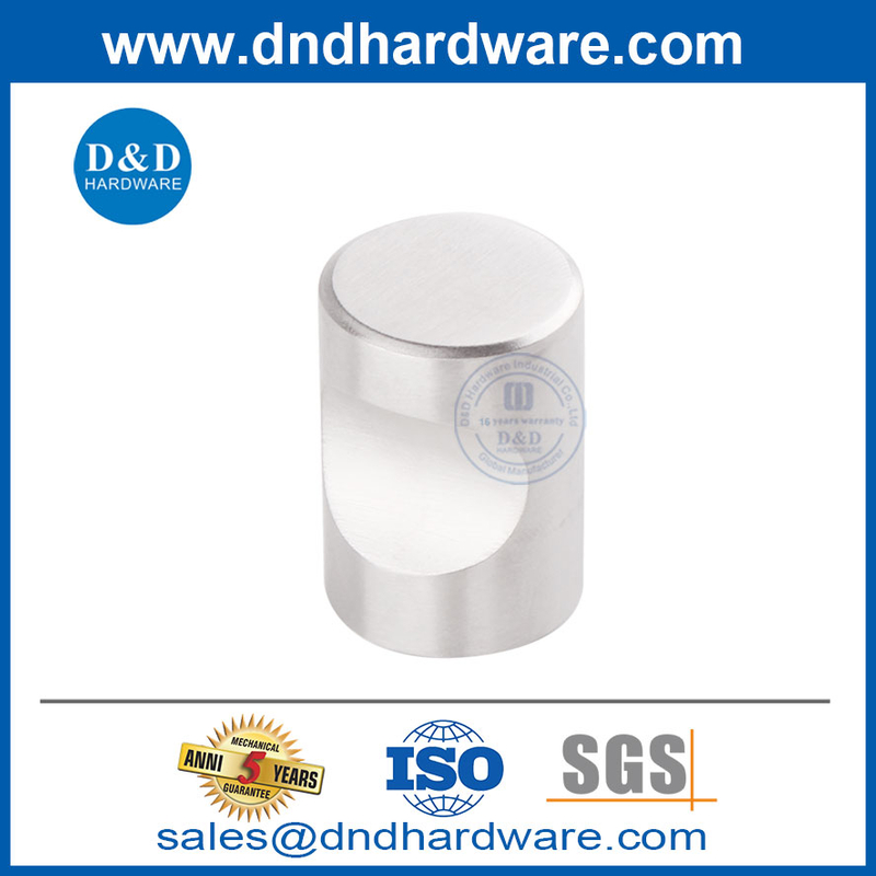 Acier en acier inoxydable carré T Cabinet de meubles de meubles de meubles et boutons-ddfh043