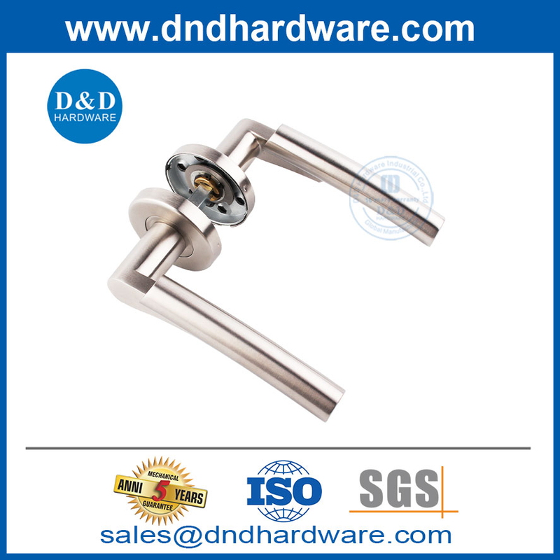 Poignées de porte résidentielles 316 acier inoxydable 304 Handles de porte de salle de bain-DDSH017