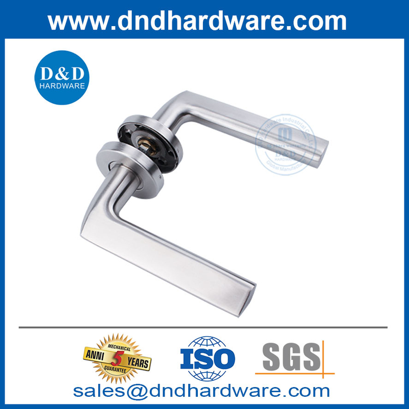 Points de porte en acier inoxydable Poigres de levier Poiglettes de porte intérieure-DDSH016