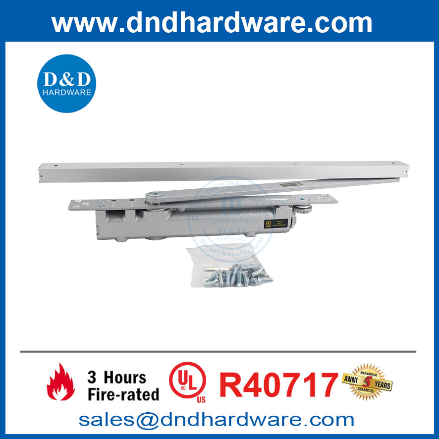 UL Rajusté en aluminium Hydraulique Porte plus proche pour la porte anti-incendie-DDDC052