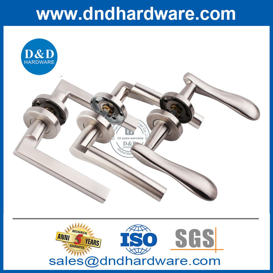 Fabricants de levier commercial Poigure de porte en acier inoxydable pour les portes en métal de sécurité-DDSH011
