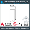 Forme à lèvres en acier inoxydable bouchon de porte murale avec caoutchouc pour la porte de la chambre - DDDS081