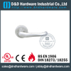 Handle de levier en acier inoxydable sur la rose pour les portes métalliques -DDSH005