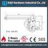 Grade 304 Hardware de l'appareil de coordinateur de porte aérienne pour porte métallique –DDDR002-B
