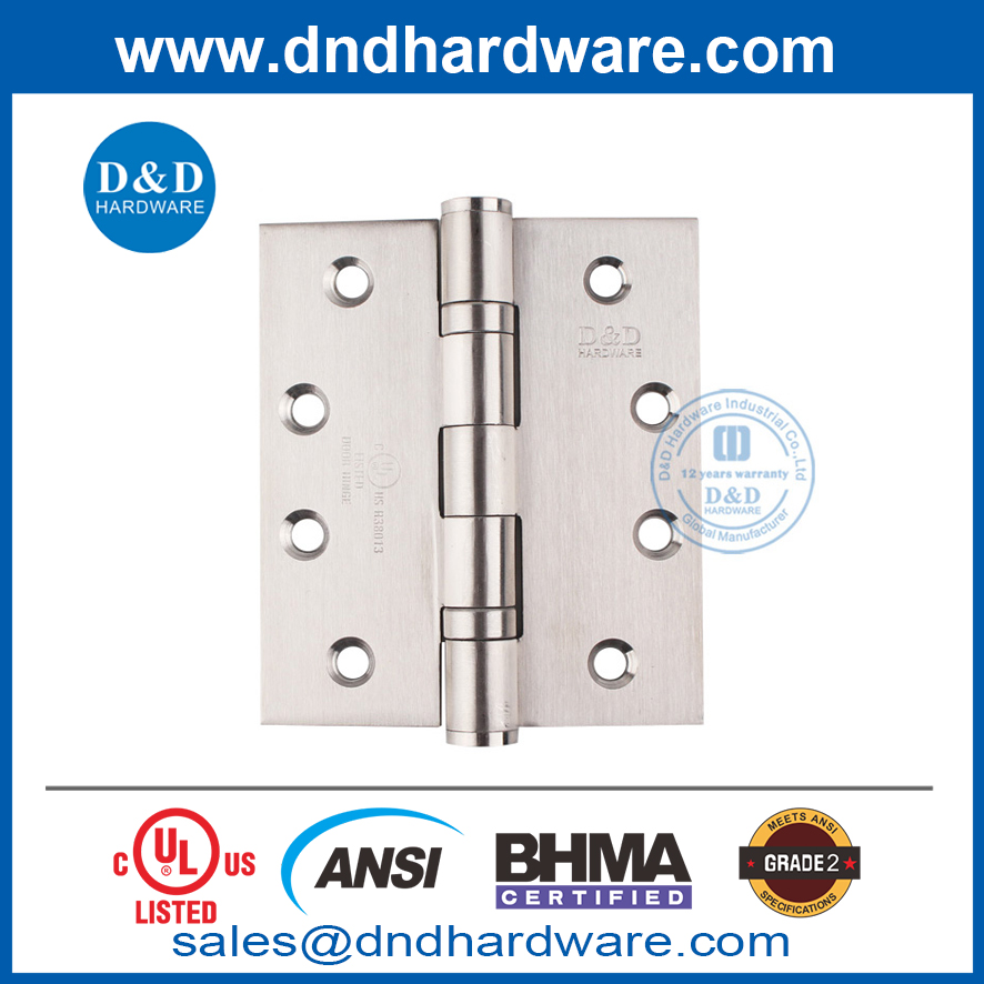 Charnière de porte en acier inoxydable