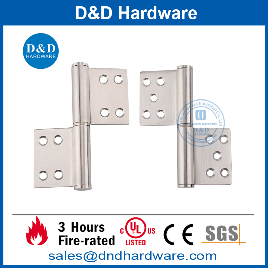 Charnière de drapeau en acier inoxydable 316 de 4 pouces pour porte avant-DDSS032