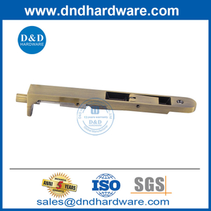 Coin rond en laiton antique f Lever Lever Action Flush Bolt-DDB030