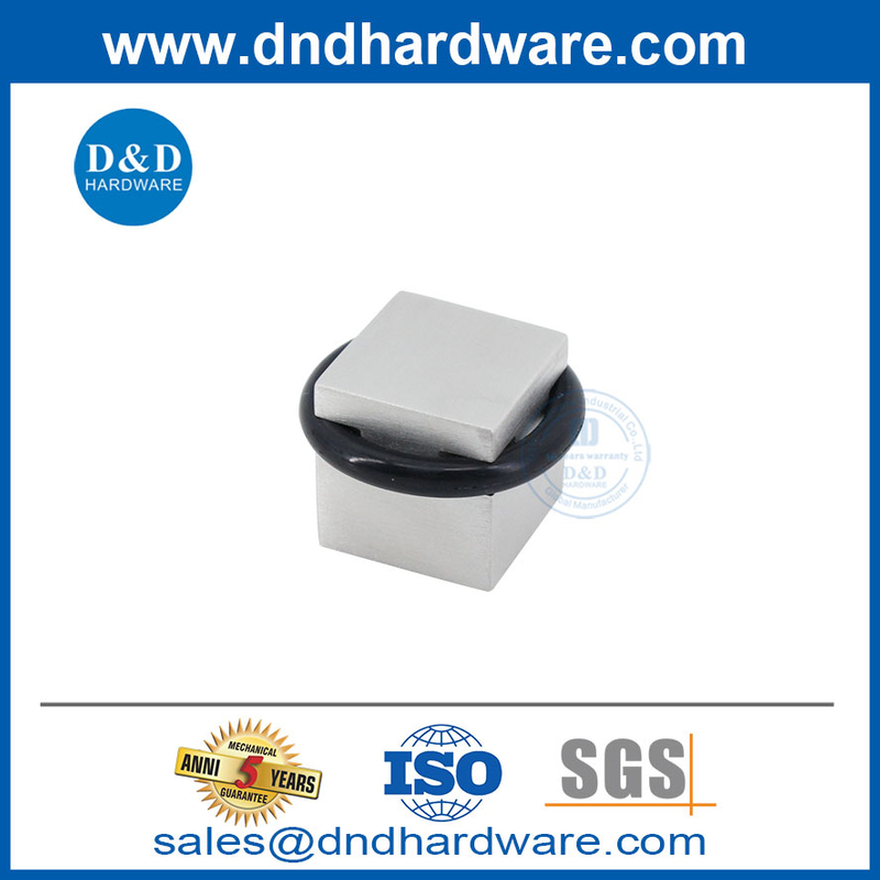 Stoppeur de porte de sécurité en acier inoxydable moderne pour plancher en bois-ddds050