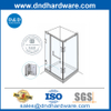 Verre en acier inoxydable aux charnières de porte en verre pour les portes en perspex-ddgh002