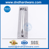 Conception moderne en acier inoxydable poussoir et plier plaque avec poignée de porte-DDPH023