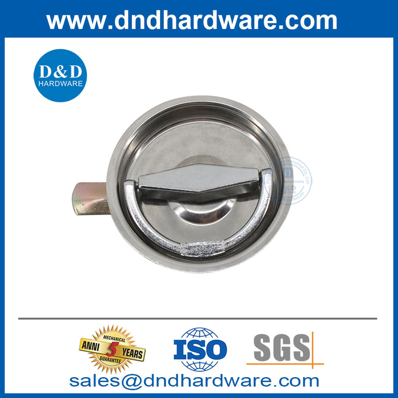 Acier inoxydable 304 Panneau Handle en alliage de zinc Fire Fiche Armoire à moulinet Lock-DDA001