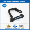 Sécurité en acier inoxydable Matt Black Door Chain Lock pour chambre-DDDG003
