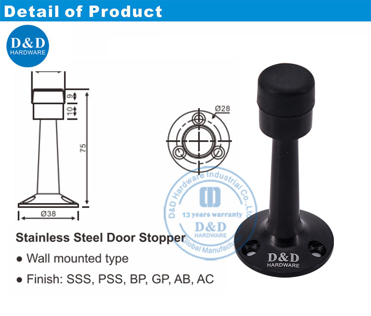 Stopper de porte de la chambre-ddds019 