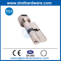 BRAS BS EN1303 Nickel en satin et touche de serrure unique Cylinder-DDLC001