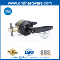 Couleur noir zinc alliage résidentiel de verrouillage de porte d'entrée avec clé-ddlk083