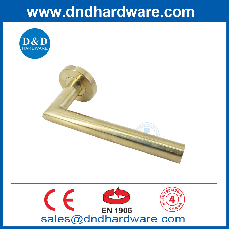 BS EN1906 ACIEUX INOXDUBLE POIRE PORTEE INTÉRIEUR MODERNE MODERNE ROSE ROSE GOLD-DDTH003