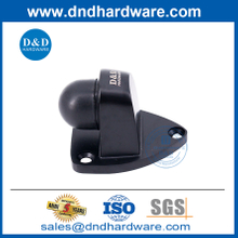 Porte-porte noir monté sur sol en acier inoxydable pour porte en bois-DDDS029-B