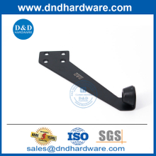 Matt Black en acier inoxydable Arrêt de porte en tête sur la porte-DDDS026