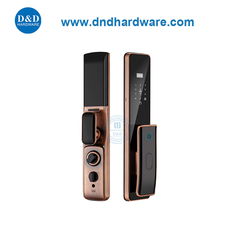 Empreinte électronique numérique à distance verrouillage de porte intelligente avec appareil photo-ddel011