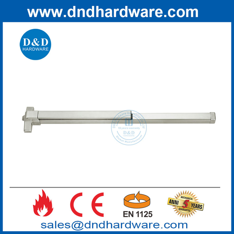 Dispositif de sortie de porte Lock Barber CE EN1125 Barres de panique pour les portes doubles-DDPD025