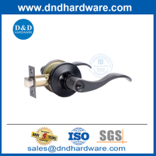 Porte d'entrée Double serrures zinc alliage noir extérieur verrouillage de porte extérieure-ddlk024