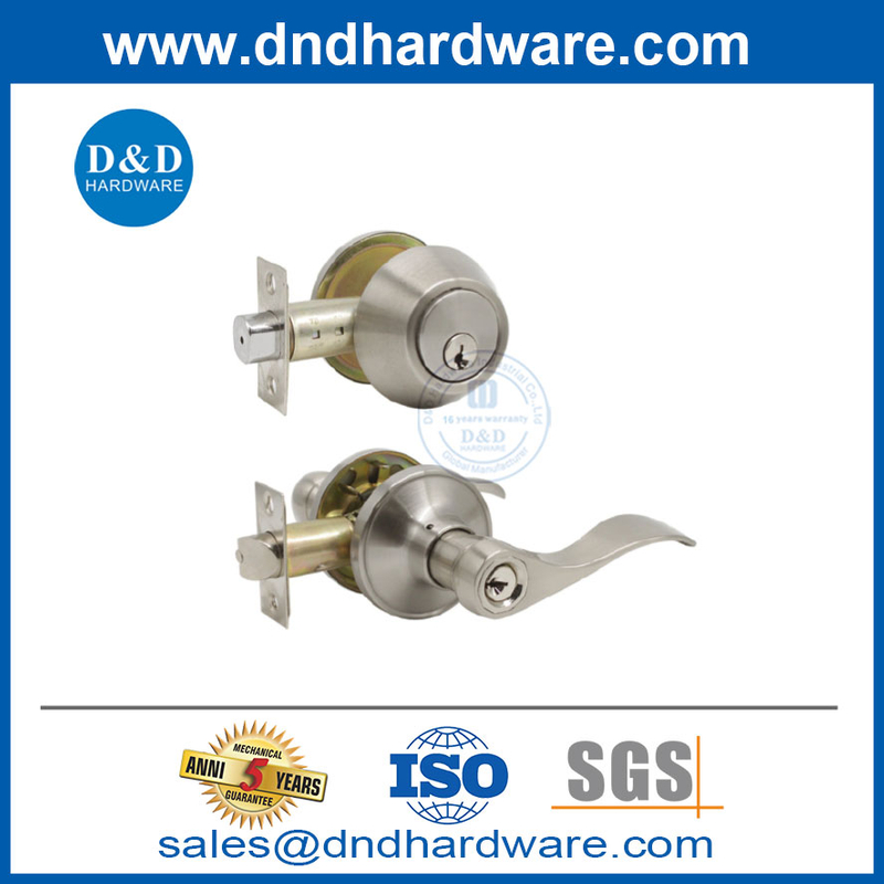 Verrouillage de levain d'entrée à clé avec un seul cylindre en poudre morte packs Lockset-Ddlk026