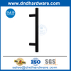 Poil de porte d'entrée poignées en acier inoxydable Black en verre Poiglettes-DDPH031