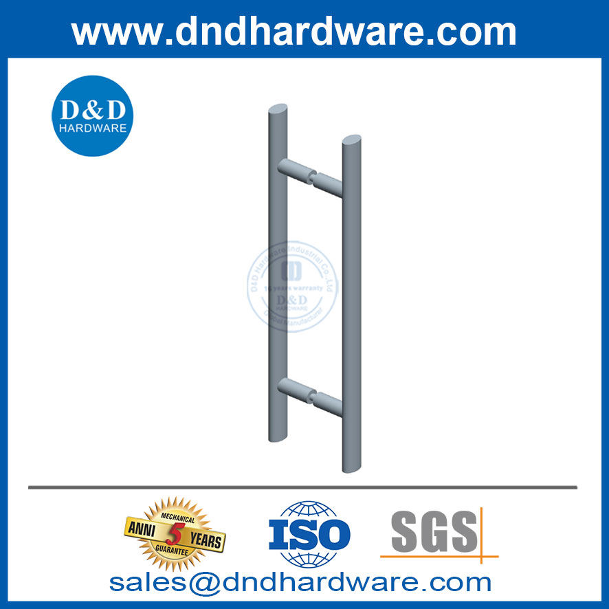 Poignée de porte commerciale Tirer en acier inoxydable la porte moderne des trains extérieurs-DDPH037