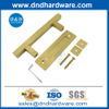 Poignée de porte de grange carrée dorée poussée de porte coulissante légère en acier en carbone -dbd104