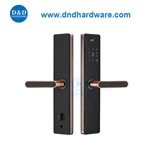 Mot de passe du verrouillage de la porte en métal touche le clavier Handle électrique Handle Smart Lock-ddl003