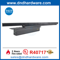 Aluminium automatique Action de caméra noire hydraulique ul Fire caché Closer DDDC053