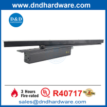 Aluminium automatique Action de caméra noire hydraulique ul Fire caché Closer DDDC053