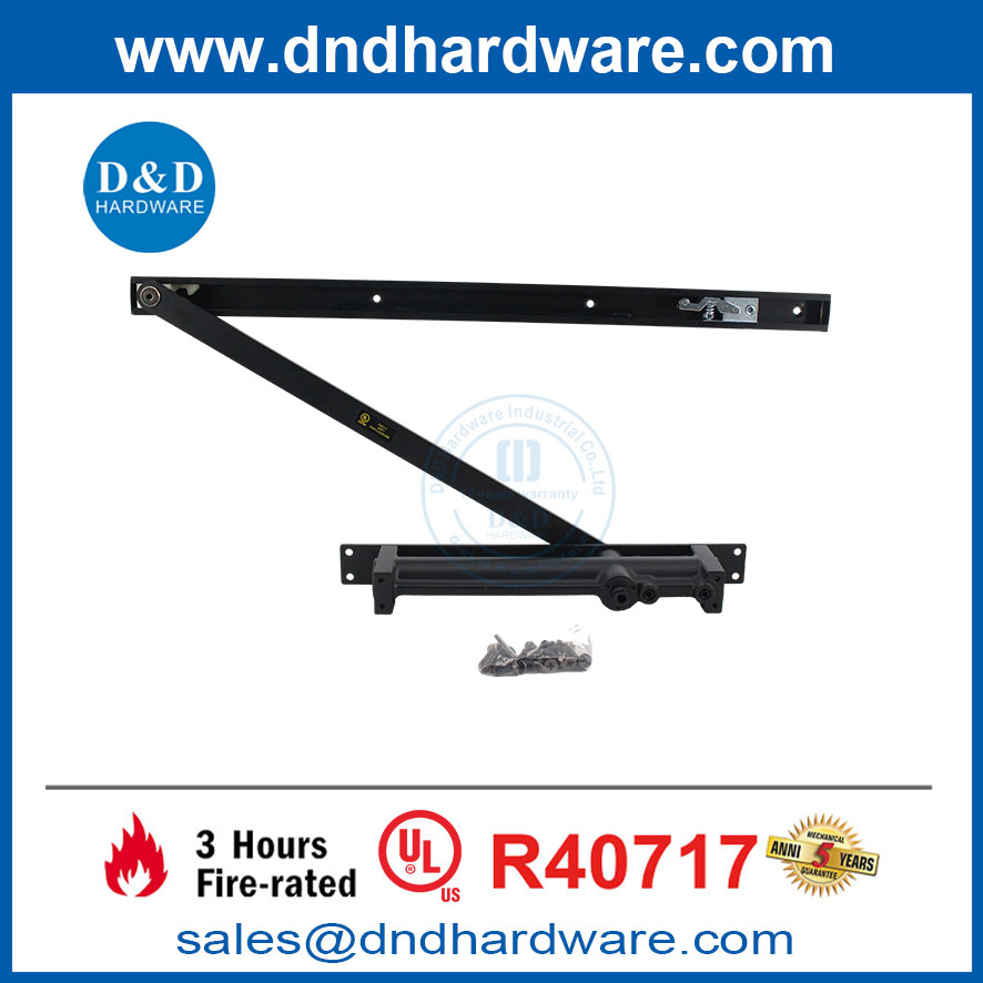 UL Fire Resistance Double swing 150 degrés Contrôle de porte plus proche