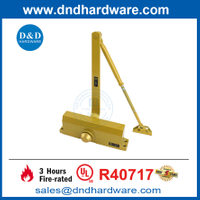 UL Fire Cate Golden Overhead Automatic Auto-Ferming Metal Door plus proche DDDC057