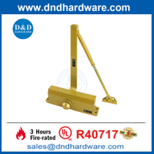 UL Fire Cate Golden Overhead Automatic Auto-Ferming Metal Door plus proche DDDC057