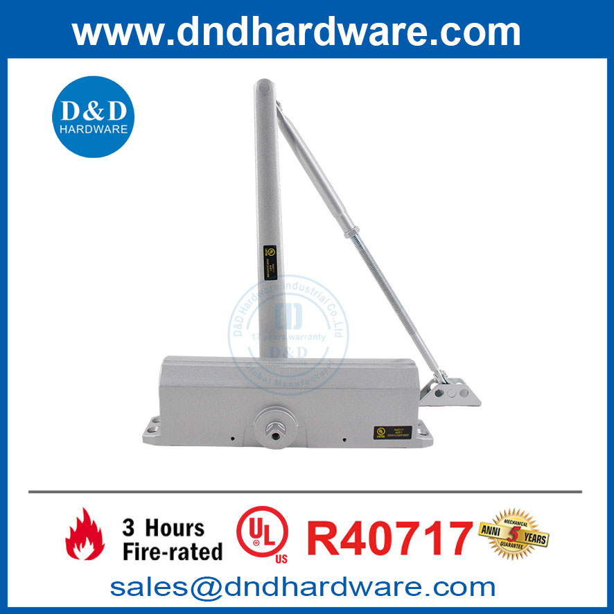 Ul Silver Aluminium Alloy Swing Speed ​​Hydraulique 20-150 kg Porte plus proche-DDDC058