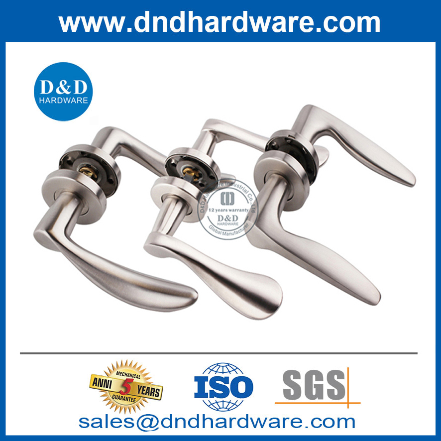 Fabricants de levier commercial Poigure de porte en acier inoxydable pour les portes en métal de sécurité-DDSH011